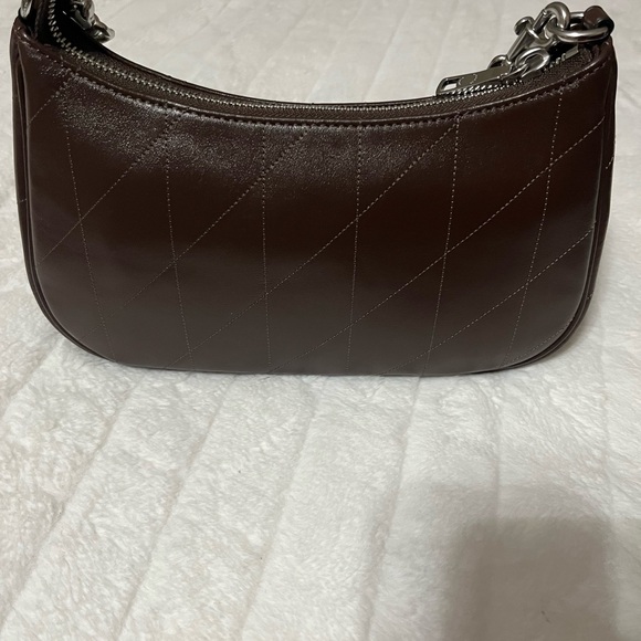 Coach Teri silver and maple quilted shoulder bag - Picture 3 of 7